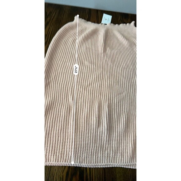 In The Style Pink Knitted Midi Skirt Plus Size 20 Stretch Waist Comfy & Chic - Picture 10 of 13